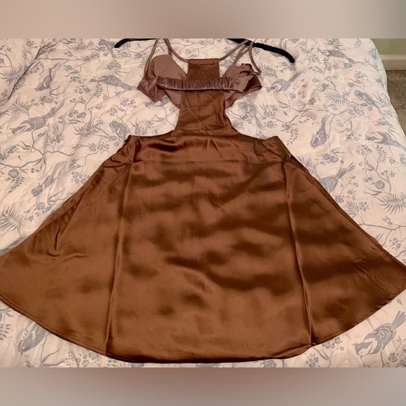 Forever 21 Strappy Silky Dress with midriff Cutout - Picture 6 of 10